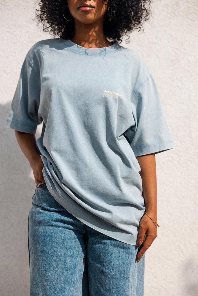 Activeist A Squeeze of Home Vintage Wash Tee ACTIVEIST Baby Blue 3XL 
