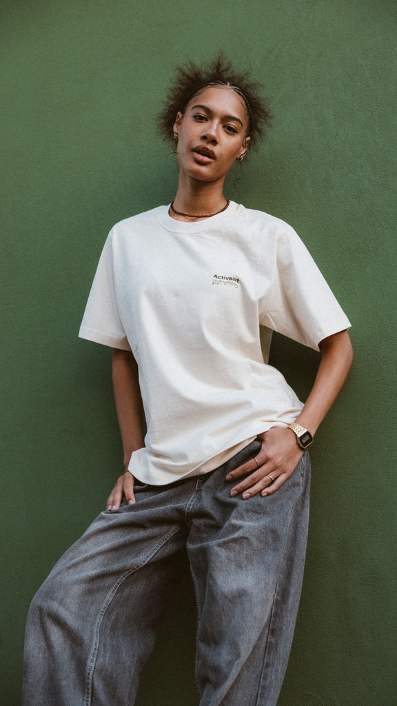 Roots Run Deep Tee Tops ACTIVEIST Beige XS 